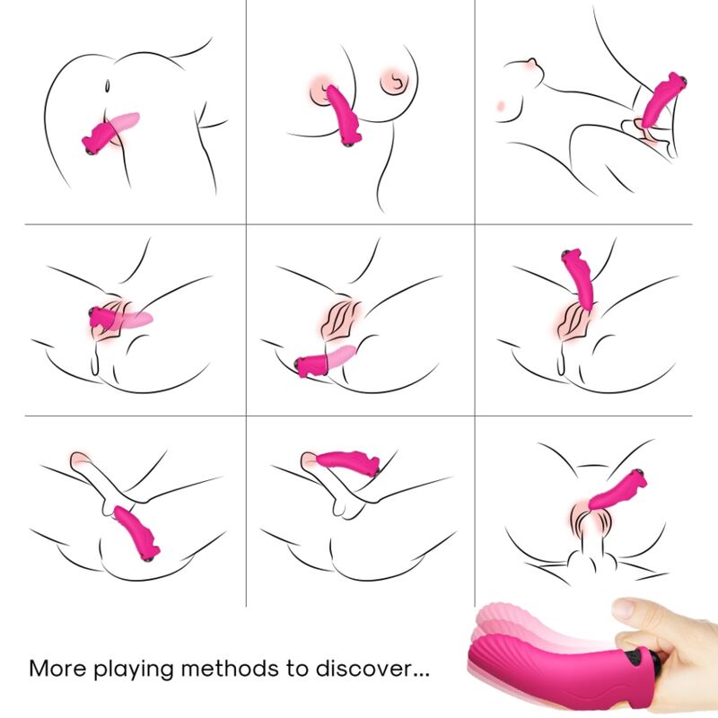 Armony Vibrators- Aurora Vibrator Deget Fucsia