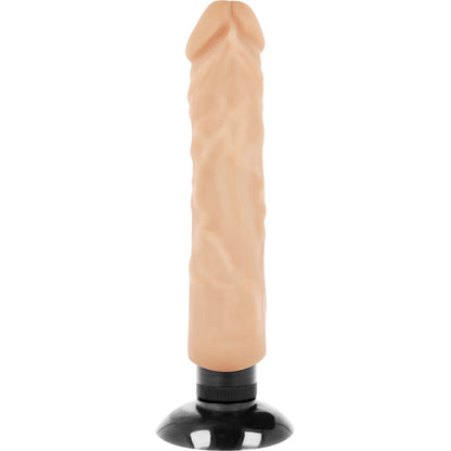 Basecock - Realistic 2-in-1 Flesh Vibrator, 20 cm