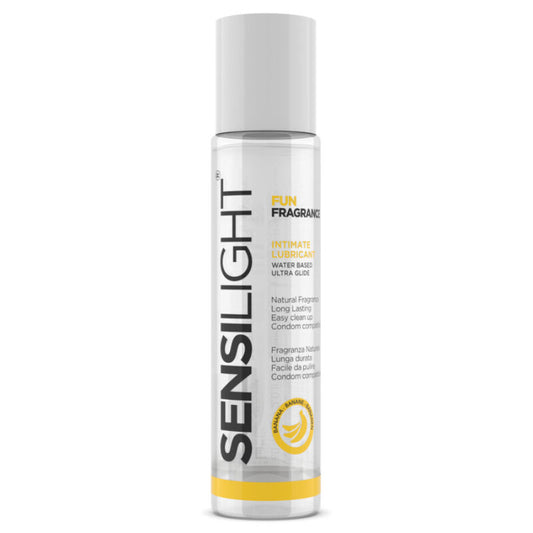 Sensilight Waterbased Ultra Glide - Water-Based Lubricant With Banana Flavor, 60 ml.