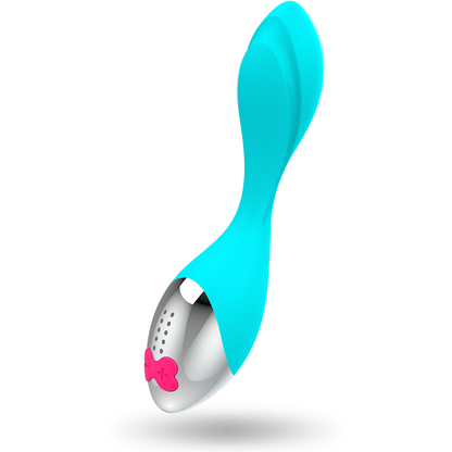 Happy Loky - Mini Fun, Rechargeable Mini Vibrator with Stimulated G Spot (Dimensions: 19.5 cm, Water Resistant)