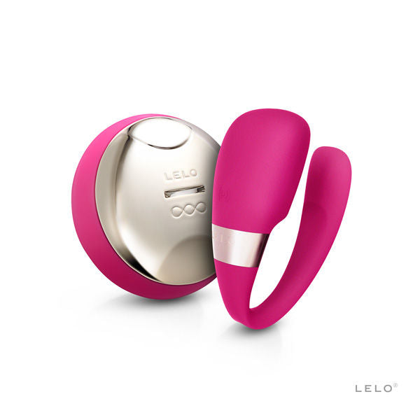 Lelo Tiani 3 Cherise - Couples Massager with Remote Control and Powerful Vibrations