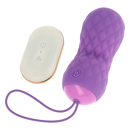 Ohmama - Egg With Remote Control, 7 Oscillation Modes, 8.5 x 2.8 cm