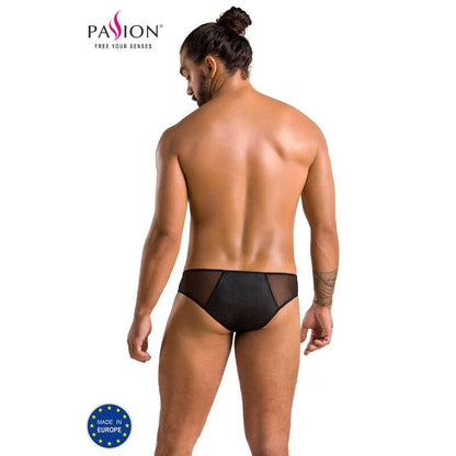 Passion Men - Brief Timmy Black L/XL - Material Polyurethane 60%, Polyester 40% - Made in Poland, Oeko-Tex Certified