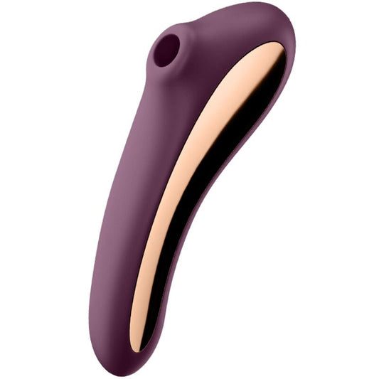 Satisfyer Air Pulse- Dual Kiss Air Pulse Vibrator Roșu Vin