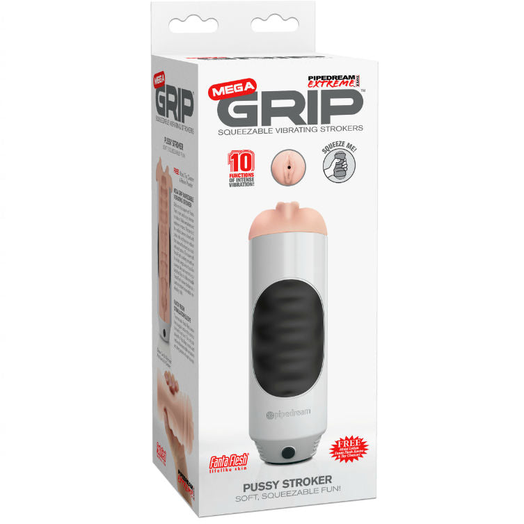 Extreme Toyz-Pipedream Mega Grip Vagin Masturbator Vibrator Pipedream