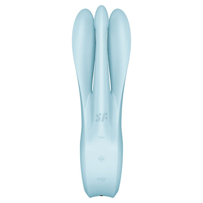 Satisfyer Vibrator - Threesome 1 with 3 Powerful Motors - Intense Vibrations - Clitoral Stimulation - Water Resistant - Soft Silicone - 15 Year Warranty