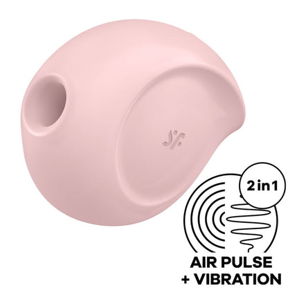 Satisfyer Sugar Rush - Air Pulse and Vibration Stimulator, Soft Silicone, Waterproof, Pink