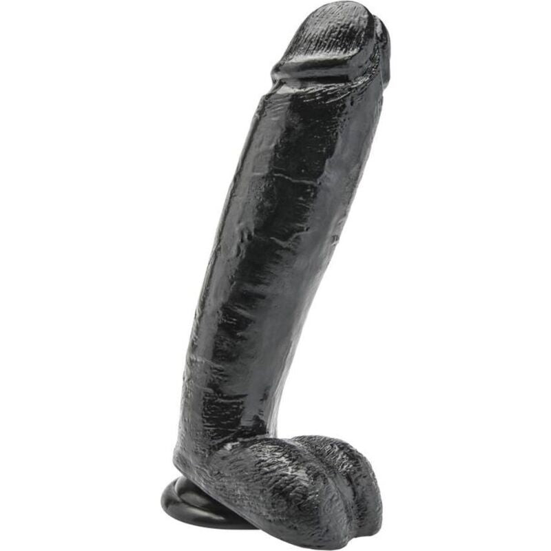 Get Real-  Dildo 25,5 Cm Cu Bile Negru