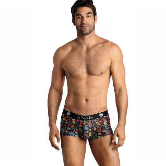 Anais Men Boxer &amp; Brief - Mexico S Modal Floral Skull Print Boxers