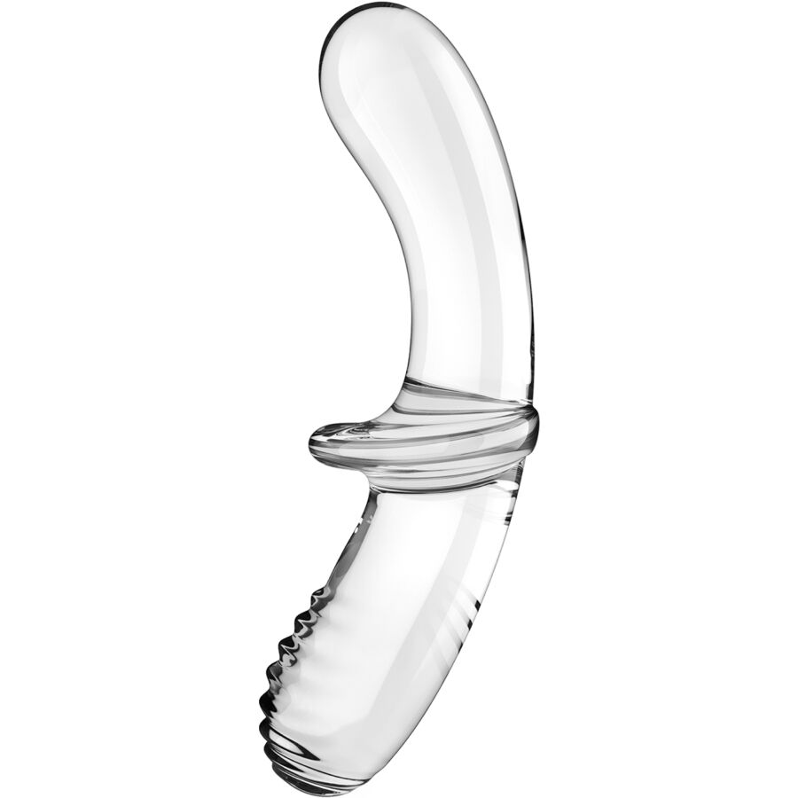 Satisfyer Crystal- Dildo Dublu De Cristal Transparent