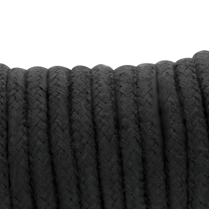 Darkness Bondage - Black Japanese Rope 10 Meters, 100% Cotton