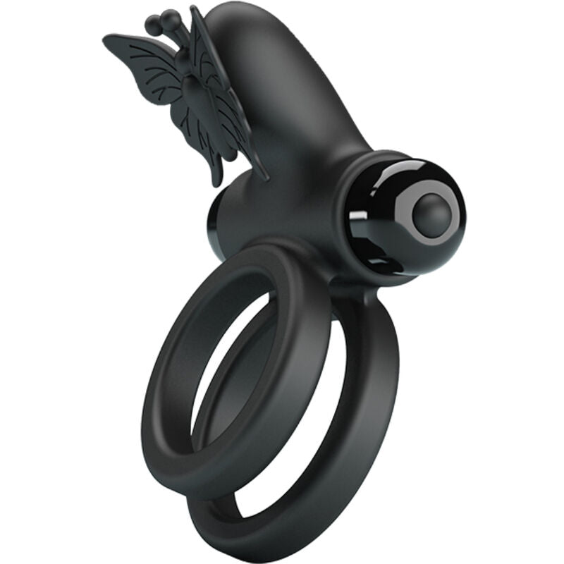 Pretty Love Male - Double Ring with Vibrator and Stimulator for Extended Pleasure