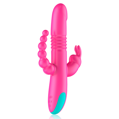 Happy Loky-  Donald Stimulare Triplă: Anal, Gspot  Clitoris Watchme Compatibil Cu Tehnologia Wireless