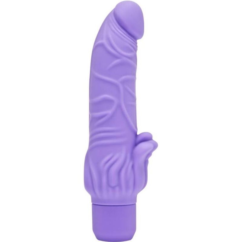 Get Real - Classic Stim Vibrator Purple, 20.1 cm, Silicone, 7 Speed ​​Modes, Water Resistant, Clitoris Stimulator