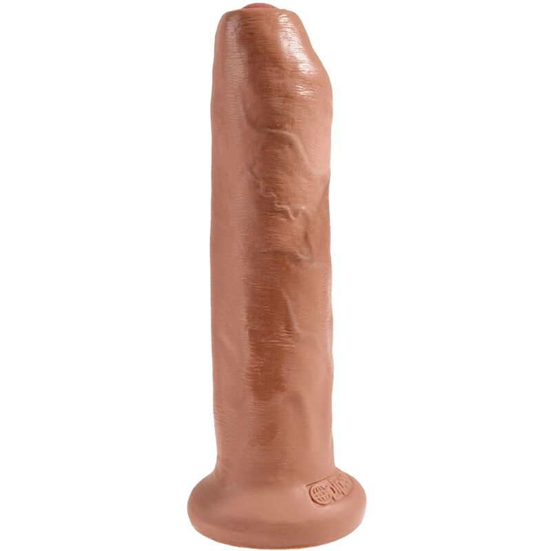 King Cock - Uncut Realistic Dildo 17.8 cm Caramel, PVC Material