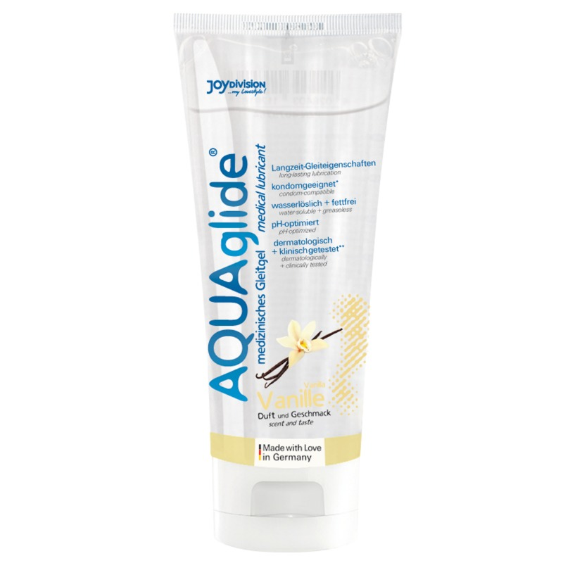 Joydivision Aquaglide - Water Based Lubricant With Vanilla Flavor - 100 ml