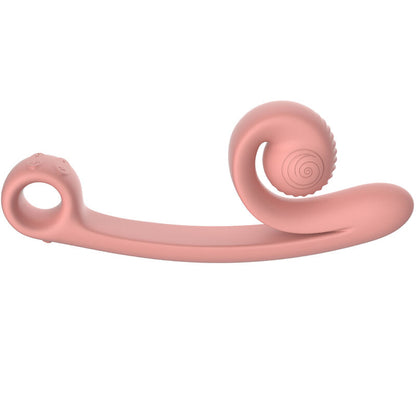 Snail Vibe - Peach Curved Vibrator with Slide'n'Roll Technology