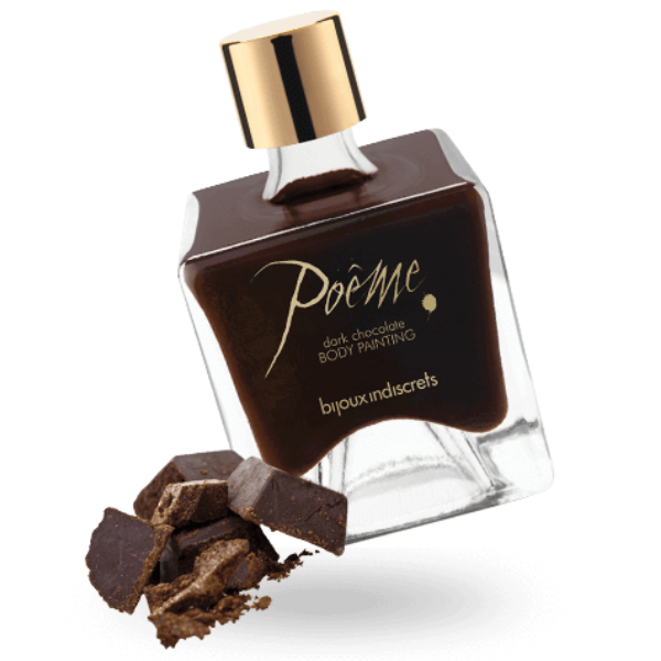 Bijoux Poeme Body Painting - Dark Chocolate Body Painting, 50 g, With Pen Included