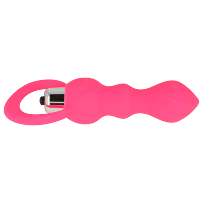 Ohmama Vibrators-  Stimulator Anal Cu Vibrație 9 Cm Roz