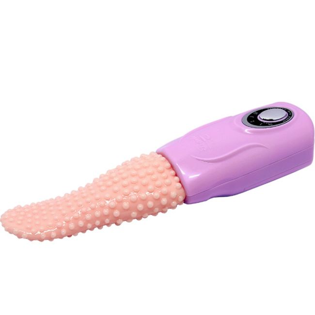 Pretty Love Smart Tongue Teaser with Strong Vibration, 3-Function Rotation, USB Rechargeable, TPR and ABS