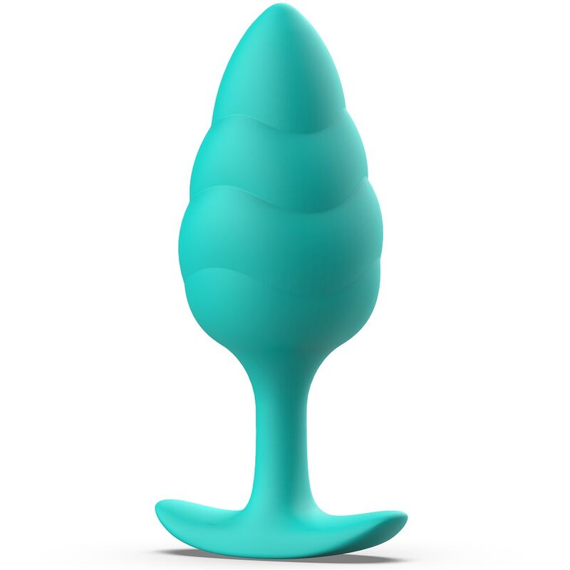 B Swish - Massage Anal Plug Bfilled Basic Wave Seafoam