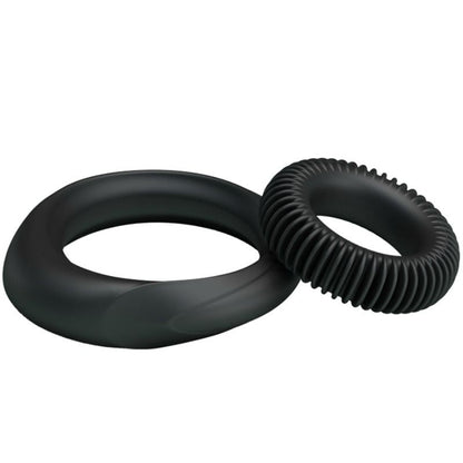 Baile For Him - Silicone Ring Set for Men - Water Resistant - Inner Diameter 2.5cm and 2cm