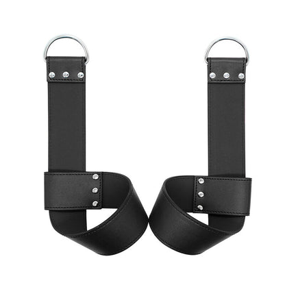 Ohmama Fetish Wrist or Ankle Suspender Cuffs - Wrist and Ankle Suspender Shackles, Composition: PVC and Metal (95% PVC, 5% Iron), Body Safe Material