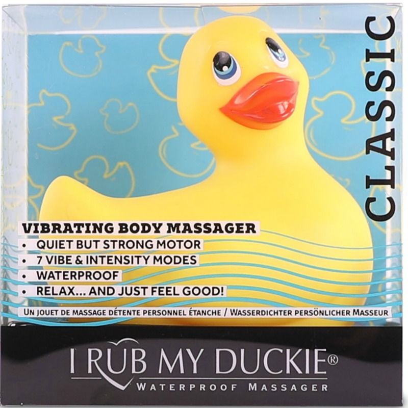 Big Teaze Toys-Big Tease Toys I Rub My Duck Classic Rață Vibratoare Galbenă