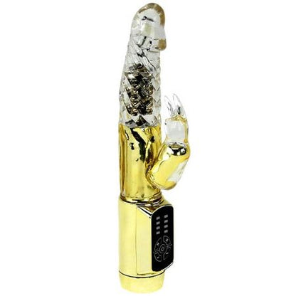 Baile Rotations - Ly-Baile US Rabbit Gold Prince Vibrator with Rotating Beads and 12 Vibration Speeds, 23 cm total length x 3.5 cm width 