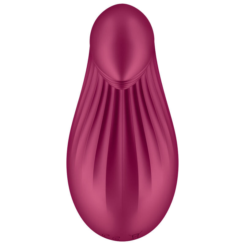 Satisfyer Layons - Red Dipping Delight Relaxation Vibrator with 12 Vibration Programs, Soft Silicone, Water Resistant