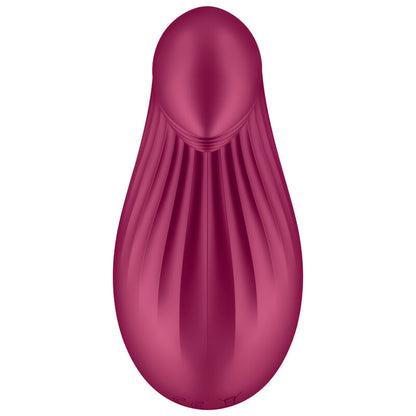 Satisfyer Layons - Red Dipping Delight Relaxation Vibrator with 12 Vibration Programs, Soft Silicone, Water Resistant