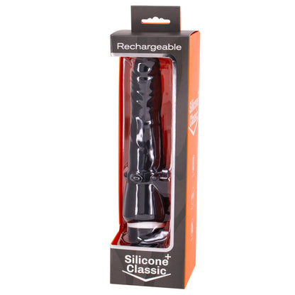 Seven Creations- Vibrator Reîncărcabil Negru 7V 20Cm