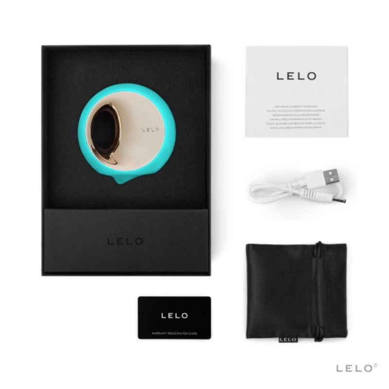 Lelo - Oral Sex Simulator Hour 3 with PreMotion Technology, Vibration and Rotation, Aqua