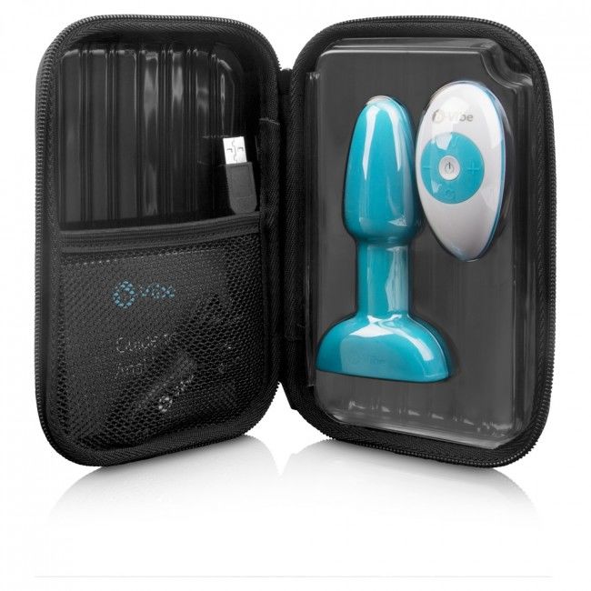 B-Vibe-  Rimming Petite Cu Telecomandă Teal