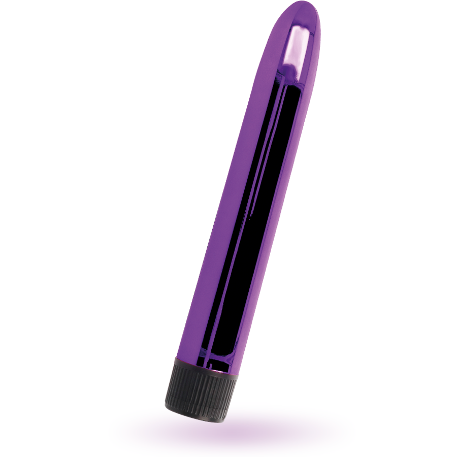 Intense Fun - Violet Vito Vibrator with Strong Vibrations, 17 cm x 2.5 cm