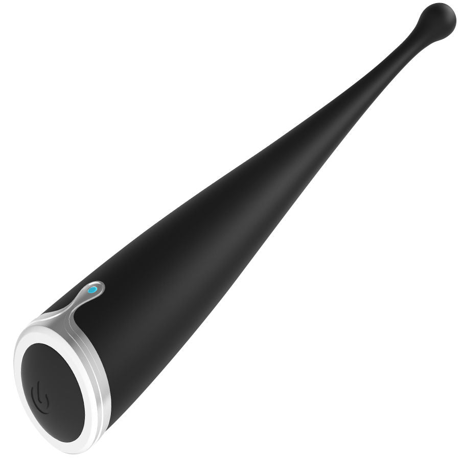 Brilly Glam - Spot Vibe Clitorial Black, Powerful Motor, Rechargeable, Medical Silicone, IPX6, Dimensions: 17x3.6 cm