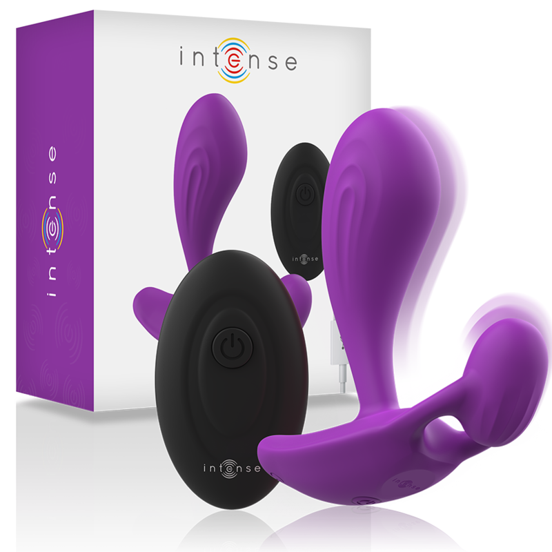 Intense Anal Toys-Intense Shelly Dop Anal Control De La Distanță Violet