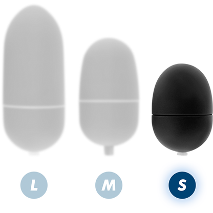 Online - Egg Vibrator with Remote Control and 10 Vibration Modes, Black, Length 5cm