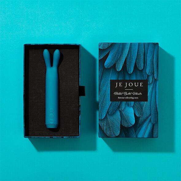 Je Joue - Rabbit Bullet Vibrator Teal, 5 Speeds, 7 Patterns, Water Resistant