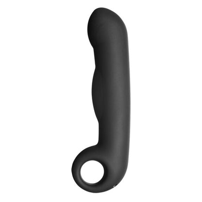 Electrastim Ovidiu Silicone Noir Dildo - G Spot and Prostate Stimulator in Silicone Noir