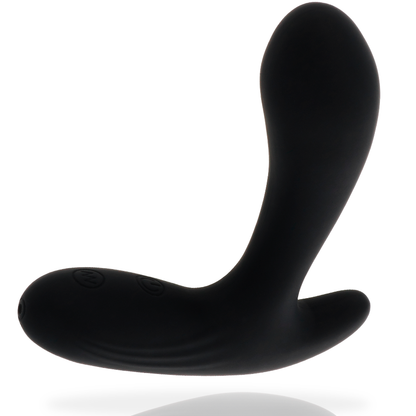 Addicted Toys Black Vibrating Anal Massager Toys, Rechargeable Prostate Massager, 30 Vibration Functions, 12.5cm Length