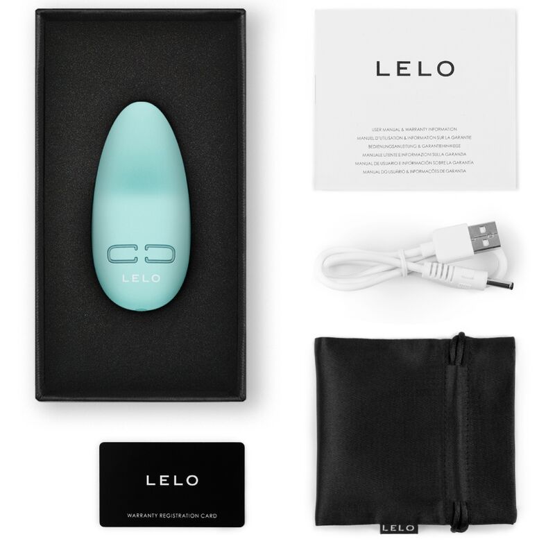 Lelo Lily 3 Personal Massager - Polar Green, Rechargeable, 10 Powerful Settings, Water Resistant