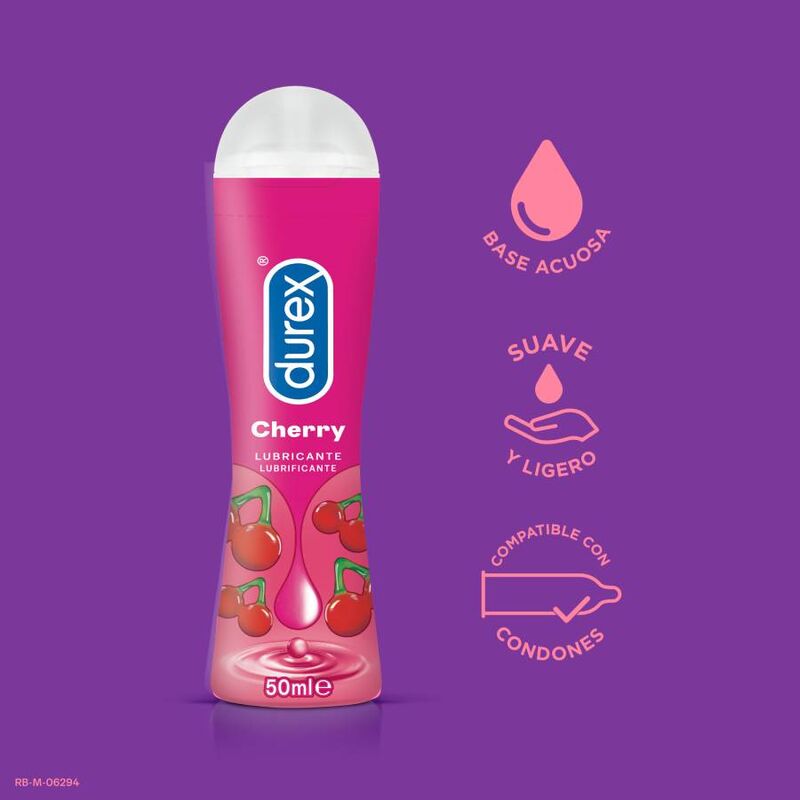 Durex Lubes-Durex Play Cherry 50 Ml