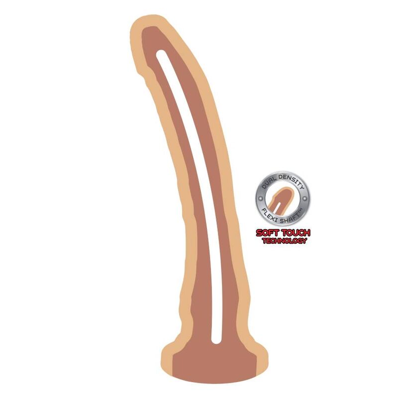 Get Real - Dual Density Penis 20.5 cm With Leather Balls