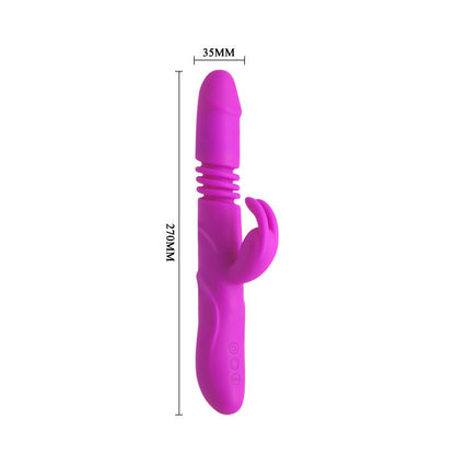 Pretty Love Smart - Ward Ward Rabbit Up And Down, Dimensions: 270 mm x 35 mm, 12 Vibration Modes + 4 Rotation Speeds 