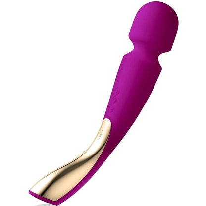 Lelo - Smart Wand Massager 2 Medium Sizes Deep Rose, Waterproof, With 10 Massage Patterns