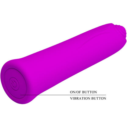 Pretty Love Flirtation- Curtis Mini Super Power Vibrator 12 Violet Silicon Vibrații