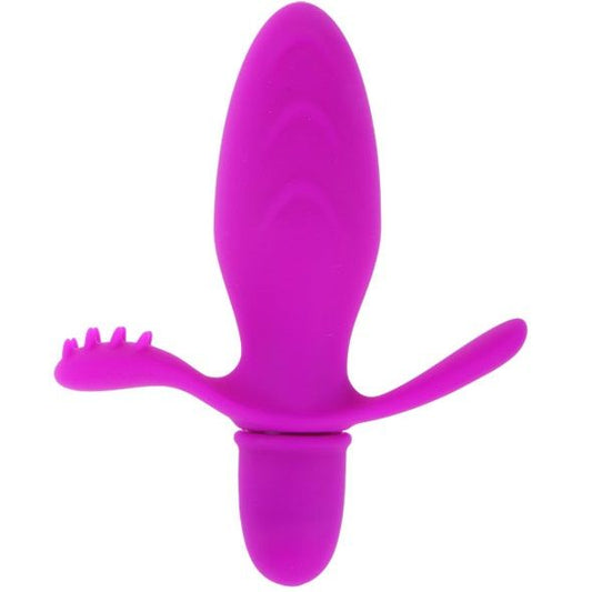 Pretty Love Flirtation - Fitch Vibrator with 10 Vibration Modes and Clitoral Stimulation, Silicone, Purple