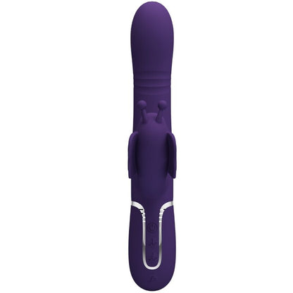 Pretty Love Flirtation- Multifuncțional Iepure Vibrator 4 În 1 Fluture Violet