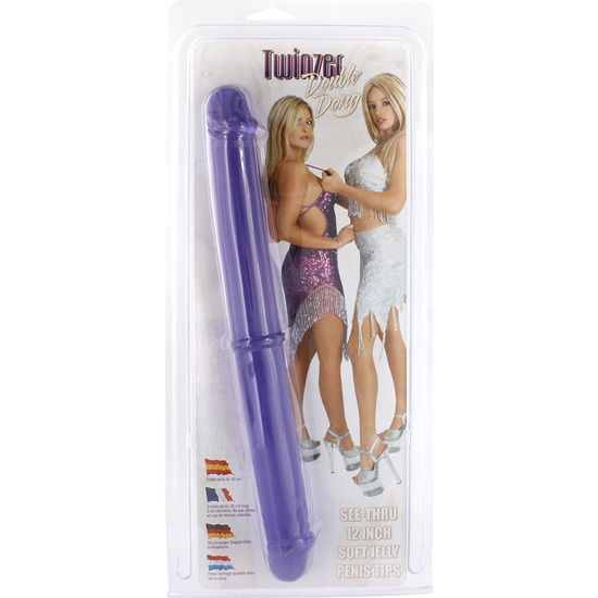 Seven Creations- Dublu 30 Cm Penis Violet